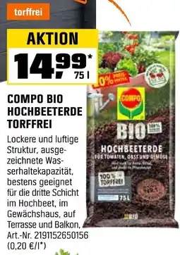 OBI COMPO BIO HOCHBEETERDE TORFFREI Angebot