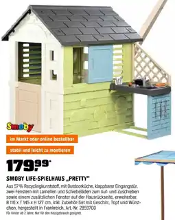 OBI SMOBY LIFE-SPIELHAUS,,PRETTY" Angebot