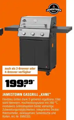 OBI JAMESTOWN GASGRILL,,KANE" Angebot
