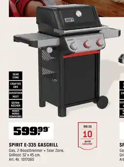 OBI WEBER SPIRIT E-335 GASGRILL Angebot
