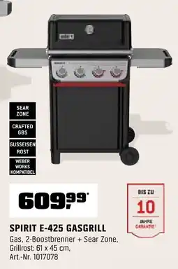 OBI WEBER SPIRIT E-425 GASGRILL Angebot