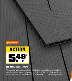 OBI TERRASSENDIELE WPC Angebot
