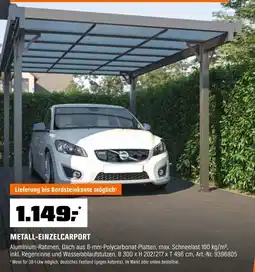 OBI METALL-EINZELCARPORT Angebot