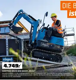 OBI SCHEPPACH BENZIN-MINI-BAGGER,,EXC815" Angebot