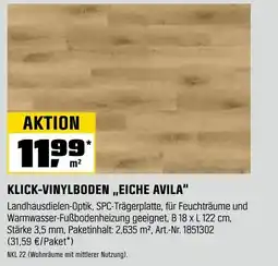 OBI KLICK-VINYLBODEN „EICHE AVILA" Angebot