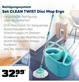 OBI LEIFHEIT Reinigungssystem Set CLEAN TWIST Disc Mop Ergo Angebot