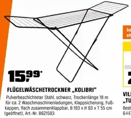 OBI FLÜGELWÄSCHETROCKNER,,KOLIBRI" Angebot