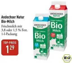 Galeria Markthalle Andechser Natur Bio-Milch Angebot