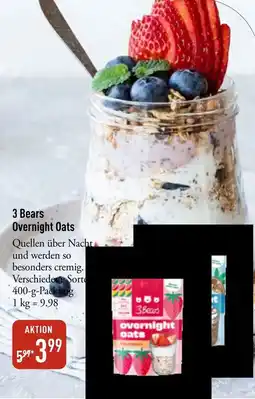 Galeria Markthalle 3 Bears Overnight Oats Angebot