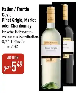 Galeria Markthalle Italien / Trentin Cavit Pinot Grigio, Merlot oder Chardonnay Angebot