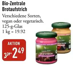Galeria Markthalle Bio-Zentrale Brotaufstrich Angebot