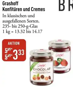 Galeria Markthalle Grashoff Konfitüren und Cremes Angebot