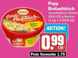 HIT Popp Brotaufstrich Angebot