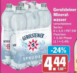 HIT Gerolsteiner Mineralwasser Angebot