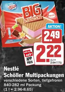 HIT Nestlé Schöller Multipackungen Angebot