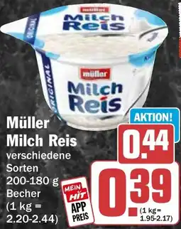 HIT Müller Milch Reis Angebot