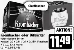 HIT Krombacher oder Bitburger Angebot