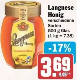 AEZ Langnese Honig Angebot
