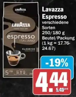 AEZ Lavazza Espresso Angebot