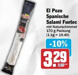 AEZ El Pozo Spanische Salami Fuetec Angebot