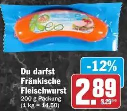 AEZ Du darfst Fränkische Fleischwurst Angebot