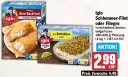 AEZ Iglo Schlemmer-Filet oder Filegro Angebot
