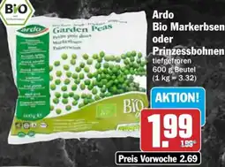 AEZ Ardo Bio Markerbsen oder Prinzessbohnen Angebot