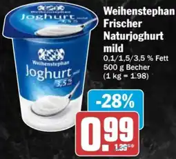 AEZ Weihenstephan Frischer Naturjoghurt mild Angebot