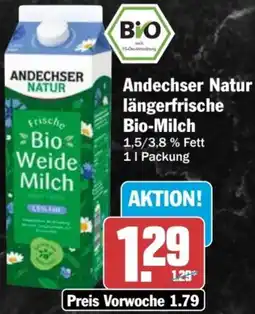 AEZ Andechser Natur längerfrische Bio-Milch Angebot