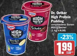AEZ Dr. Oetker High Protein Pudding Angebot