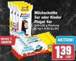 AEZ Milchschnitte 5er oder Kinder Pingui 4er Angebot