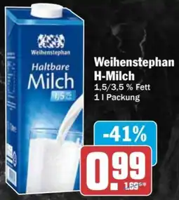 AEZ Weihenstephan H-Milch Angebot