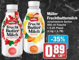 AEZ Müller Fruchtbuttermilch Angebot
