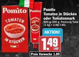 AEZ Pomito Tomaten in Stücken oder Tomatenmark Angebot
