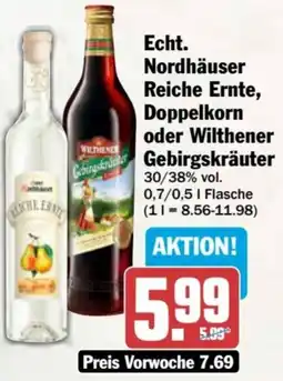AEZ Echt. Nordhäuser Reiche Ernte, Doppelkorn oder Wilthener Gebirgskräuter Angebot
