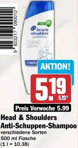 AEZ Head & Shoulders Anti-Schuppen-Shampoo Angebot