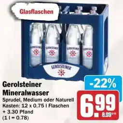 AEZ Gerolsteiner Mineralwasser Angebot