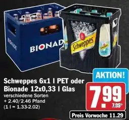AEZ Schweppes oder Bionade Angebot