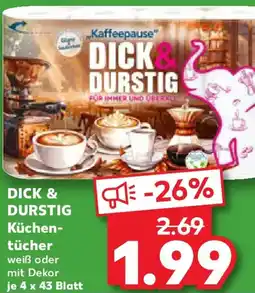 Kaufland DICK & DURSTIG Küchentücher Angebot