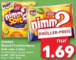 Kaufland STORCK Nimm2 Fruchtbonbons, Soft oder Lollies Angebot