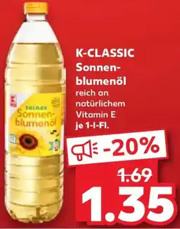 Kaufland K-CLASSIC Sonnenblumenöl Angebot