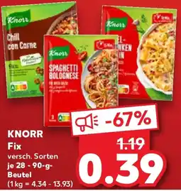 Kaufland KNORR Fix Angebot