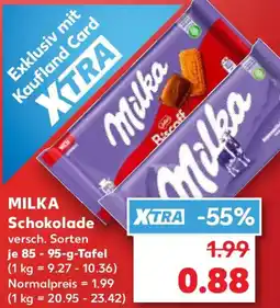 Kaufland MILKA Schokolade Angebot