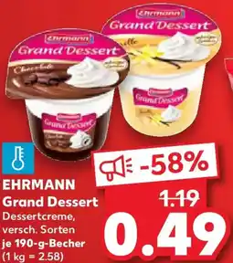 Kaufland EHRMANN Grand Dessert Angebot