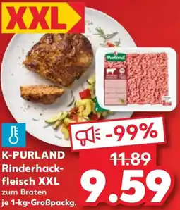 Kaufland K-PURLAND Rinderhackfleisch XXL Angebot