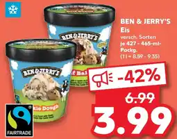 Kaufland BEN & JERRY'S Eis Angebot