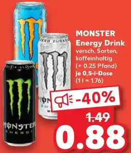 Kaufland MONSTER Energy Drink Angebot