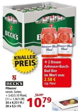 Multi Markt BECK'S Pilsener Angebot