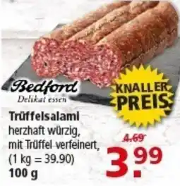 Multi Markt Bedford Delikat essen Trüffelsalami Angebot