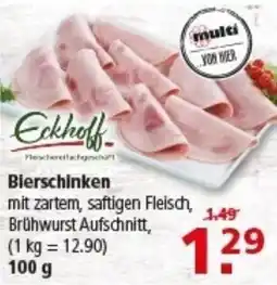 Multi Markt Eckhoff Bierschinken Angebot
